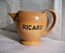 RICARD ATELIERS CERAMIQUE PITCHER MADE IN FRANCE 830 YELLOW ORANGE 1950'S MINT