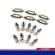 15 Kit intérieur lumière LED blanche pour voiture Canbus pour Audi Q5 (8R) 09-12