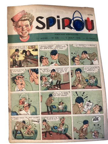 Ancienne revue spirou vintage - revue,