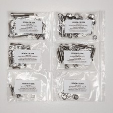 HONDA CB 250 K 1968-1972 Kit n°2 vis BTR inox moteur CB250 CB250K