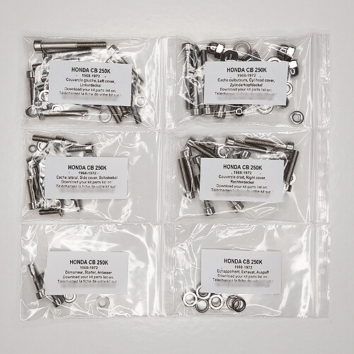 Honda 250 1968 1972 - cb, kit