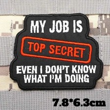 Patch "MY JOB IS TOP SECRET"