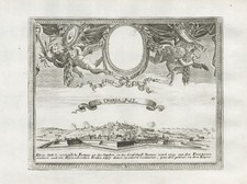 Charleroi Hainaut Belgique Gravure Belgique Bodenehr Kupferstich 1720