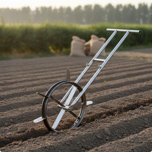Plantoir roue métal - plantoir,