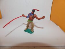 FIGURINE TIMPO  FAR WEST INDIEN PANTALON BEIGE BOTTES A FRANGES LANCE