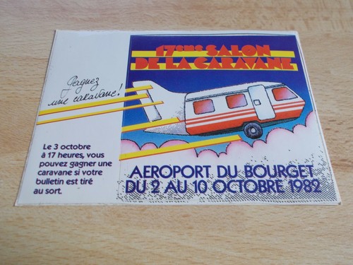 Autocollant 17eme salon - autocollant,
