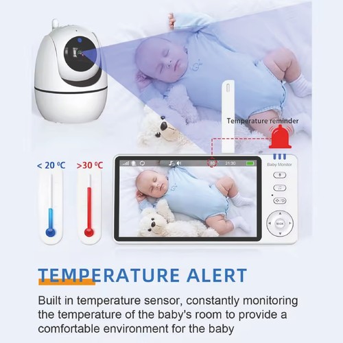 Moniteur bébé eye4u 5 - 🍼, 5"