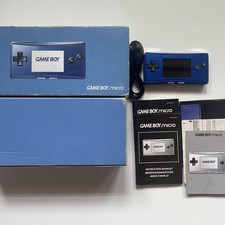 Nintendo Gameboy Micro Blue OXY-001 PAL Europe version - Complete in Box