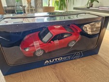 PORSCHE 911 GT3 996 STREET CAR AUTOart 1/18 Diecast 77811 RED ROUGE