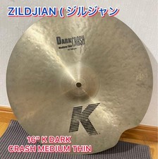 ZILDJIAN 16" K DARK CRASH plat