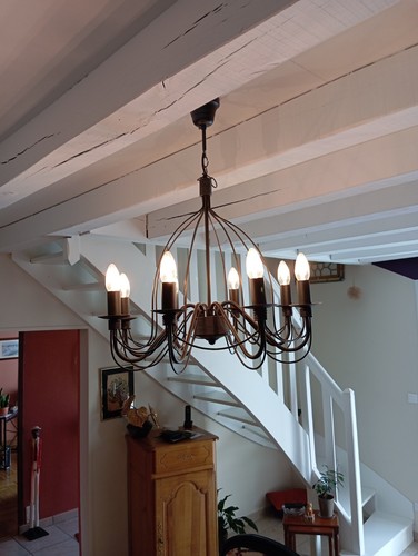 Lustre fer forgé - en,