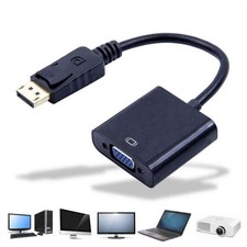  Adaptateur Mâle Vers Vga Femelle Convertisseur Vidéo Avec Câble USB