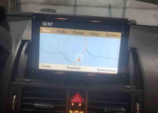 2008-2011 Mercedes C-Class GPS Display Screen Radio Receiver With Navigation OEM