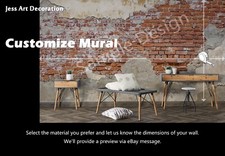 Customize Design or Size Wall Mural Digital Preview