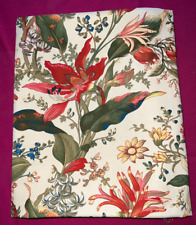 Satin cotton upholstery fabric flowers wide 125 cm x h 170 cm ref C624