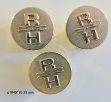 lot de 3  BOUTONS avec SIGLE