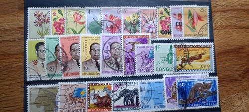 Timbres congo belge 28 - belge,