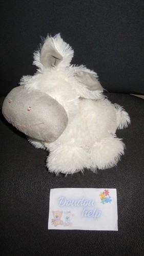 Doudou peluche mouton - mouton, blanc
