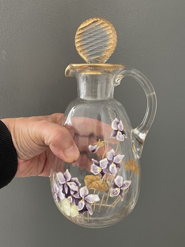 Carafe verre émaillé - en,