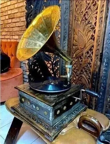 Ancien gramophone hmv - ancien,