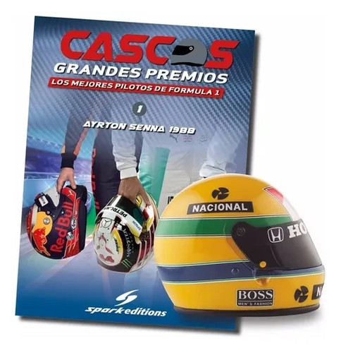 Ayrton senna helmet - senna, (1988)