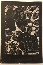 JAPANESE STENCIL MATRIX 19TH CENTURY FOR FABRIC PRINTING