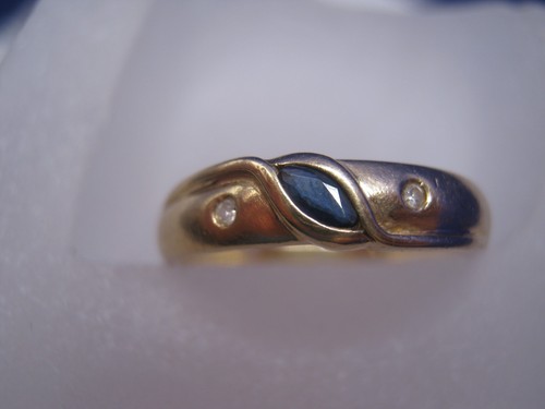 Bague ancienne jaune 585 14 - ancienne,