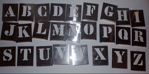 Alphabet complet lettres - complet, 26