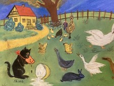 Très Beau Dessin  Fusain Art