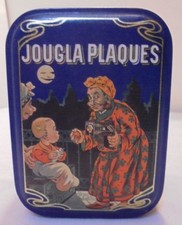 Jougla Plaques Tin Black American Lady Moon  Baby, 4"x3", 2.5" Tall Reproduction