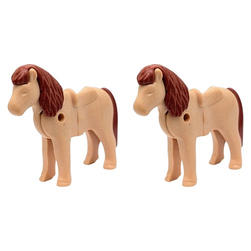 Playmobil poneys bruns avec - playmobil,