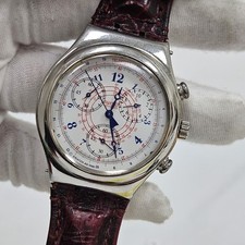 Vintage Swatch Irony Chronograph Swiss Four (4) Jewels Swiss Made Men's Watch