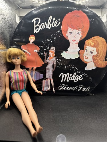 Vntg barbie midge - midge, travel