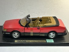 Anson 1998 SAAB 900 Turbo Cabriolet Red 1:18 Die Cast #30307