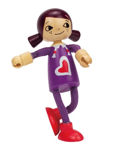 Jouet figurine fille bois - jouet,