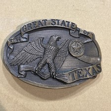 Solid Bronze, High Mesa Texas State Heritage Very Rare Belt Buckle