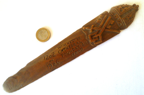 Ancien coupe papier bois - ancien,