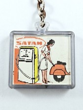 PORTE-CLES - Visiomatic POMPES à ESSENCE SATAM - Vintage VESPA Garages 1960s