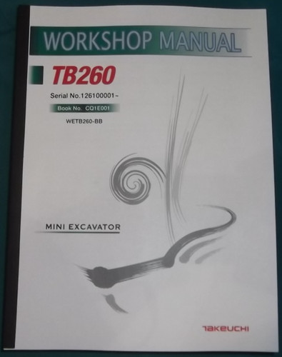 Takeuchi tb260 mini - tb260, pelleteuse
