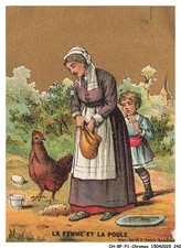CH-BFP1-0122-CHROMOS - The Woman and the Chicken