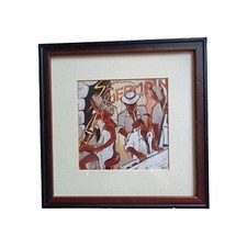 Hard To Find Framed St.Germain Print by Pierre Farel Decor Wall Art 11.25x11.25"