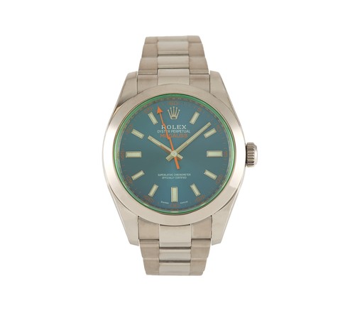 2018 rolex milgauss 116400gv - rolex,