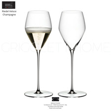 RIEDEL Veloce - Set 2 Verres à Vin Champagne Prosecco - 6330/28