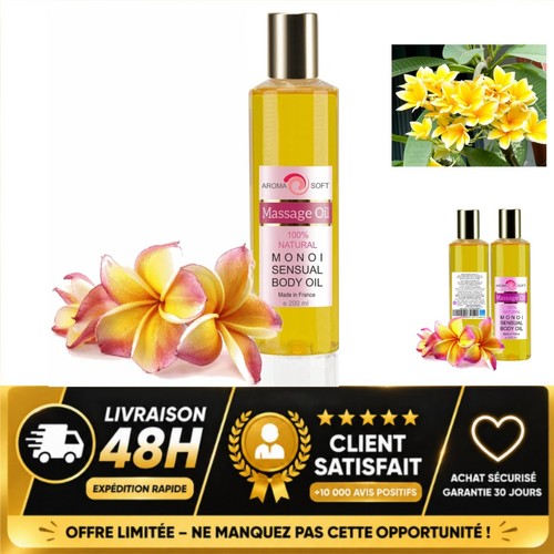 Huile massage monoï 200 - huile, ml