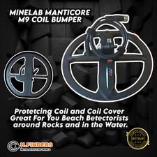 Minelab Manticore M9 Bumper De Bobine Parfait Pour Les Détecteurs De Plage Noir