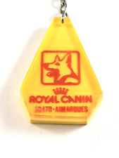 Vintage AIMARGUES 1960s ROYAL CANIN Animal Feed KEYRING - Resin