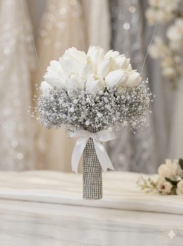 Bouquet mariée artificiel - bouquet,