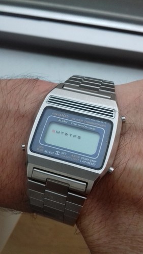 Seiko a639 5000 blue - seiko, alarm