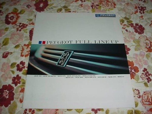 Peugeot catalog 205xs etc - peugeot, etc.