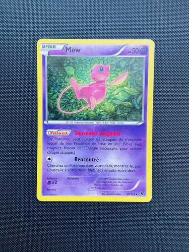 Carte pokémon mew 124 holo - carte,